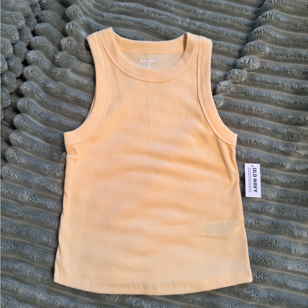 Old Navy butter yellow Ribbed Tank Top